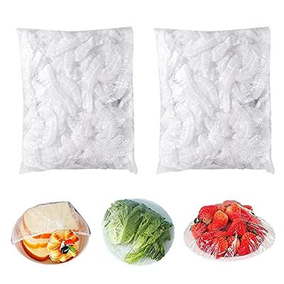 100PCS Plastic Freezer Bag Vegetable Food Freezer Roll Bags Transpare Roll  Fresh-keeping Plastic Bags Food