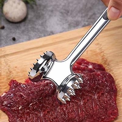 Meat Tenderizer Stainless Steel - Premium Classic Meat Hammer - Kitchen  Meat Mallet - Chicken, Conch, Veal Cutlets Meat Tenderizer Tool - Meat  Pounder