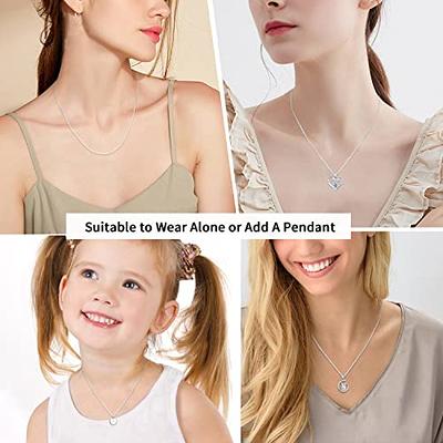 Silver Rolo Belcher Chain Necklaces for Teen Women 20 Inches - Forever  Silver