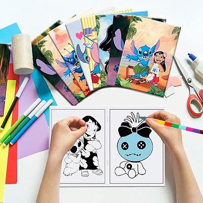 24 Pcs Stitch Coloring Books Stitch DIY Art Drawing Book Stitch