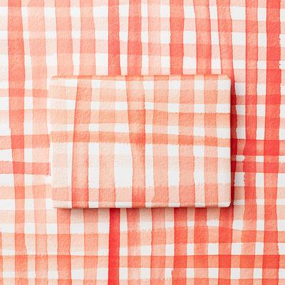 Red Gingham Luxury Wrapping Paper  Recycled & Plantable Gift Tag