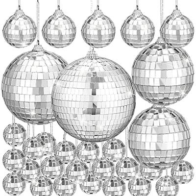 30 Pcs Mirror Disco Ball Different Sizes Hanging Disco Ball with Rope 70s  90s Party Mini Balls Ornaments Reflective Disco Ball for Wedding Party Cake  Decor (3.94/3.15/1.97/1.18 Inches) - Yahoo Shopping