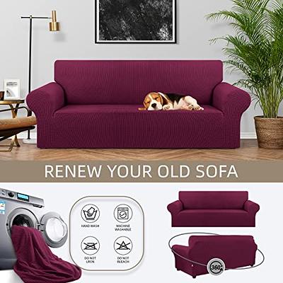 Printed Sofa Couch Cushion Covers Replacement Chair Cushion Covers Stretch Sofa  Seat Cover Furniture Protector Sofa Slipcover Soft Flexibility with Elastic  Bottom