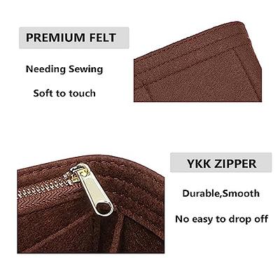 High End Purse Organizer insert, Bag Organizer with YKK zipper,Fit