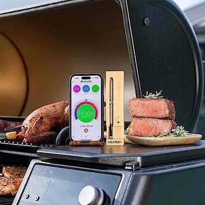 ThermoPro TP930 650ft Wireless Meat Thermometer, Bluetooth Meat Thermometer with 4 Color-Coded Meat Probes, Grill Thermometer with Timer, Commercial