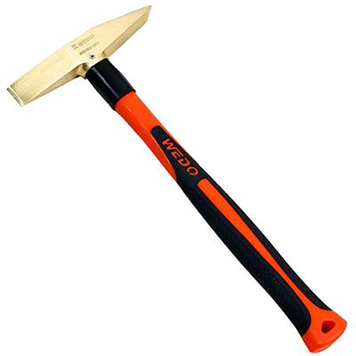 WEDO Brass Welding Hammer with Fiberglass Handle,Scaling Hammer,Chipping  Hammer,300g, Length 280mm(11) - Yahoo Shopping