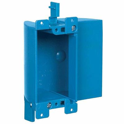 Newhouse Hardware 1-Gang PVC Old Work Electrical Outlet Box (48-Pack) | 14  cu. in. Plastic Junction Box for Switches, GFCI, or Duplex Receptacle