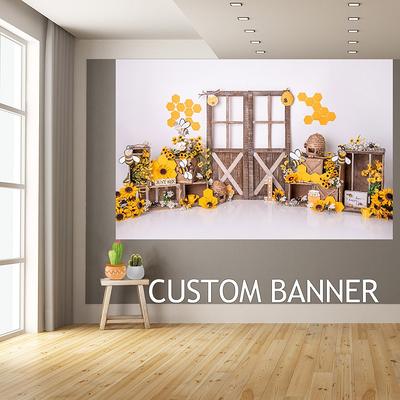 Custom Bee Birthday Backdrop, Bumble Bee Birthday, Bee Birthday  Decorations, Bee Party Banner, Bee Birthday Decor, Bee Day Party Ideas 