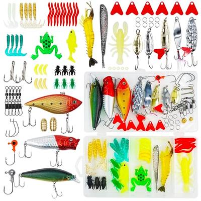 Colorado Spinner Blades Fishing Lures Kit 40pcs DIY Lure Making Set for Spinner  baits Spoons Walleye Rig Trout Salmon Bass Fishing - Yahoo Shopping