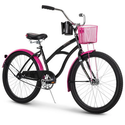 Huffy deluxe hot sale cruiser pink