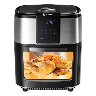 Moosoo Air Fryer, 12.7 Quart Air Fryer Oven with Rapid Air