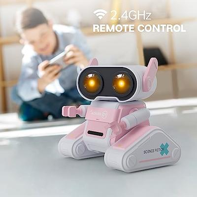 DoDoMagxanadu Robot Toys, Remote Control Robot Toy for Girls, RC Robots  with LED Eyes and Music, Gifts for 3 4 5 6 7 8 9 Years Old Kids Boys and  Girls (Pink) - Yahoo Shopping