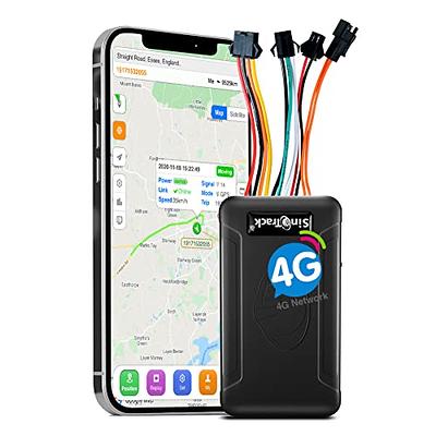 SinoTrack 4G GPS Tracker for Vehicles, ST-901L LTE Mini GPS Tracker  Waterproof Locator Real-Time Location Device for Car Motorcycle Truck Taxi  with No