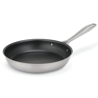 Vigor 11 Stainless Steel Non-Stick Fry Pan with Aluminum-Clad Bottom and Excalibur Coating