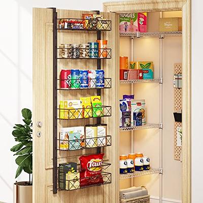 1Easylife 6-Tier Over the Door Pantry Organizer, Hanging Storage Baskets