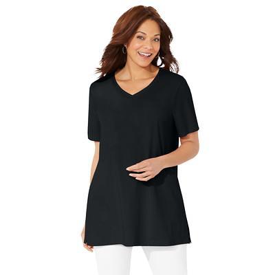 Plus Size 24/7 Flawless Solid Tunic Tee - Size 4X