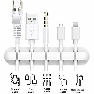 Cable Holder Clips, Cable Management Cord Organiser Clips Silicone