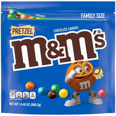 M&M's Chocolate Candies, Milk Chocolate, Minis, Family Size - 18.0 oz