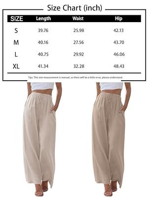 LILLUSORY Women Linen Summer Spring Fashion Outfits Clothes Palazzo Casual  Flowy Pants 2024 Wide Leg Trousers Lounge Drawstring Loose Lightweigt Beach  Trendy Harem Hippie Pants with Pocket Apricot at  Women's Clothing