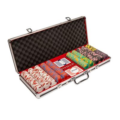 MBGBrybelly Showdown Poker Chip Set Aluminum Carry Case - Casino Clay  Composite 13-Gram Quality Poker Chips - with Dice, Playing Cards -  Heavy-Duty Protection - Locking Portable Case (500 ct.) - Yahoo Shopping