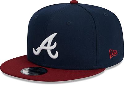 Atlanta Braves New Era Two-Tone Gray Black 59FIFTY Fitted Hat