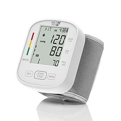 Blood Pressure Monitor Upper Arm Automatic Digital BP Monitor Adjustable  Large Cuff Backlit Display 2x500 Memories 4 AAA Batteries BP Machine BP  Meter