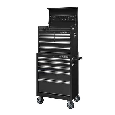 27 in. W x 18 in. D Standard Duty 11-Drawer Tool Chest Combo and Top Tool  Cabinet Combo in Black - Yahoo Shopping