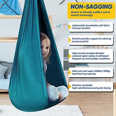 Physical Yoga Sensory Swing with Load-Bearing 200kg Indoor Sensory Hammock  Therapy Aerial Yoga Swing for Kids and Adult with Autism (Hardware