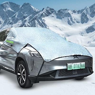 Car Rear Windscreen Snow Cover, Anti Foil Ice Dust Sun Windshield Frost  Covers & Sun Shade Protector for Vehicle Rear Windshield