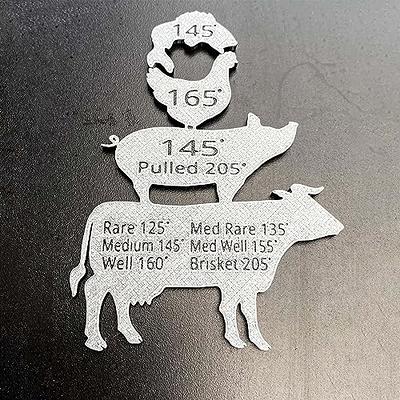 BBQ Gift Men Grilling Party for Husband-Metal Meat Temperature Magnet, Meat  Internal Cooking Temperature Guide Grill Magnet, Animal Meat Temperature  Chart Magnet BBQ Smoking Meat Accessories (Metal) - Yahoo Shopping