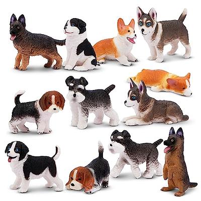 Border Collie Dog Mini Dog Kids Stuffed Plush Toys Shepherd Dog Cute Child  Gift Lifelike Animal Doll Model