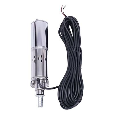 VEVORbrand Deep Well Pump 1 HP Submersible Well Pump 33GPM Deep Well Pump  207ft Head with 9.8ft Cable Water Well Pumps Submersible Stainless Steel  for