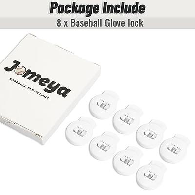 Jomeya Glove Locks, 8 Pack Baseball Glove Lace Locks, No More Knots  Required, Universal Fit for Baseball and Softball Gloves (White) - Yahoo  Shopping