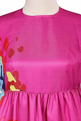 Ruleewe Weird Doll Costume Dress Adult Women Kate Cosplay Pink