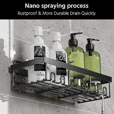 Non Drilling Shower Bottle Rack Self-Adhesive Shampoo Dispenser