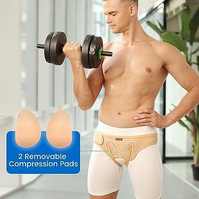 Groin Hernia Support Hernia Belts Groin Hernia Support For Men Woman Double  Sports Hernia Adjustable Waist Strap With Removable Compression Pads 