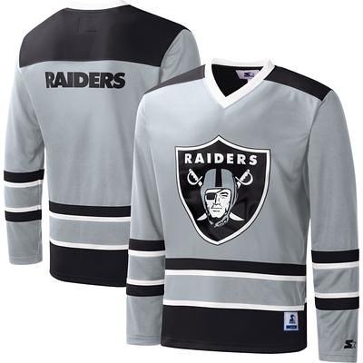 Men's Nike Black Las Vegas Raiders Sideline Performance Long Sleeve Hoodie T-Shirt Size: Small