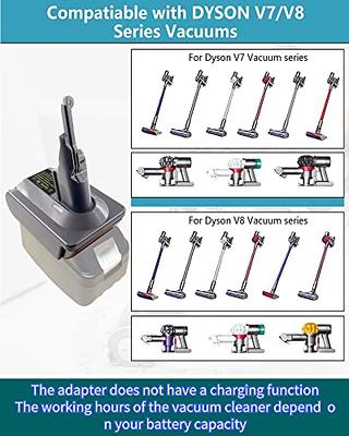 MAKBOS for Makita18V Battery for Dyson V7 V8 Battery Adapter,for Dyson V7V8  Series Cordless Stick Vacuum Cleaner Animal Absolute Fluffy (Adapter only)  - Yahoo Shopping