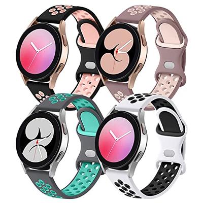  Lerobo 6 Pack Bands Compatible with Samsung Galaxy Watch 6 5 4  Band 40mm 44mm/Galaxy Watch 5 Pro 45mm/Watch 4 6 Classic 42mm 46mm 43mm