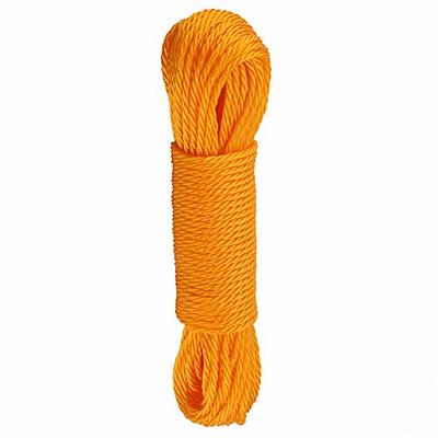 20m Nylon Rope Lines Cord Clothesline Super Strength Clothesline Nylon Rope  Thick Twisted Cord Multi Purpose Outdoor Sports Rope for Garden Camping  Outdoors (Orange) - Yahoo Shopping