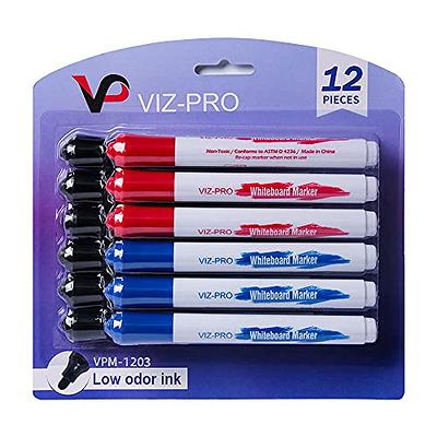 VIZ-PRO Dry Erase Board/Whiteboard, Non-Magnetic, Pack of 2, 36 x 24  Inches, Wall Mounted Board for School Office and Home