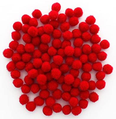 Pom-Poms 10mm 100/PKG White