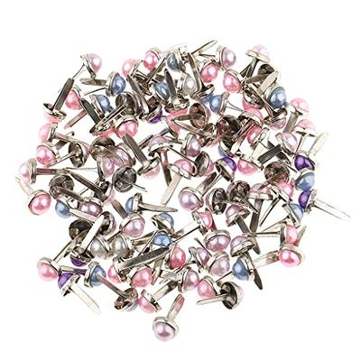 200 Piece Mini Silver Metal Brads Paper Fasteners for Scrapbooking Paper  Crafts DIY 6mm