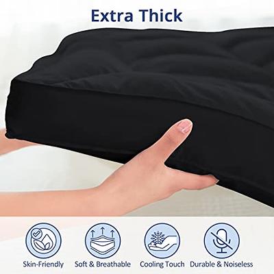 Full Size 3 Inch Memory Foam Gel Cooling Baffle Box Mattress Topper