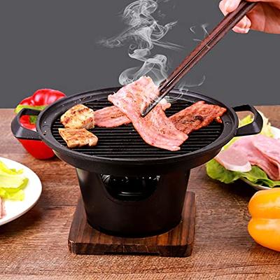 Mini BBQ Grill Portable Indoor Stick Proof Smokeless Japanese Mini Hibachi  Grill Individual Tabletop Portable Grill Camping Cooking Grill Alcohol  Stove Roasting Grill Picnic (HN-BBQ18D) - Yahoo Shopping