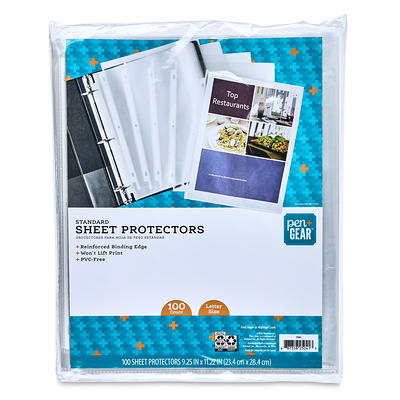 KTRIO Sheet Protectors 8.5 x 11 inch Clear Page Protectors for 3 Ring  Binder, Plastic Sleeves for Binders, Top Loading Paper Protector Letter  Size