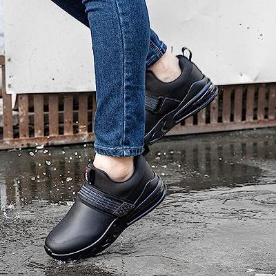 LARNMERN Non Slip Work Shoes for Women Nurse Kitchen Chef Walking Slip  Resistant Shoe Waterproof Food Service Restaurant Slip on Casual Fashion