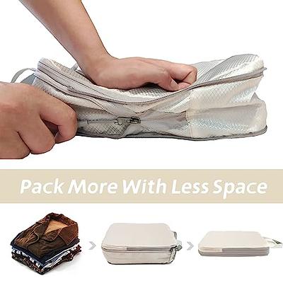 MDXC 8 Piece Set Compression Packing Cubes For Suitcases, Packing Cubes For  Travel (Beige) - Yahoo Shopping