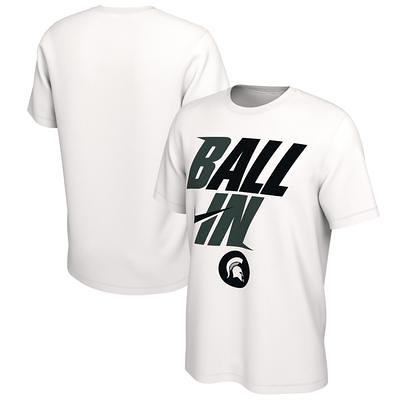 Men's Champion Gray Michigan State Spartans Baseball Stack T-Shirt