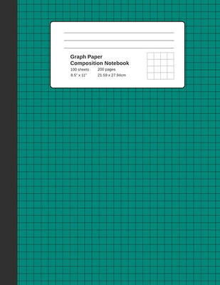 Algebra Graph Paper Notebook: (Large, 8.5x11) 100 Pages, 4 Squares Per Inch, Math Graph Paper Composition Notebook for Students